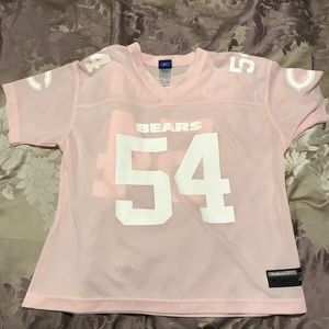 Reebok pink Chicago bears nfl womens jersey
